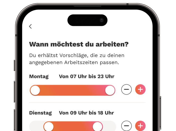 Ein Bildschirm mit einer Aktualisierung des Kalenders auf der Wecasa-App.